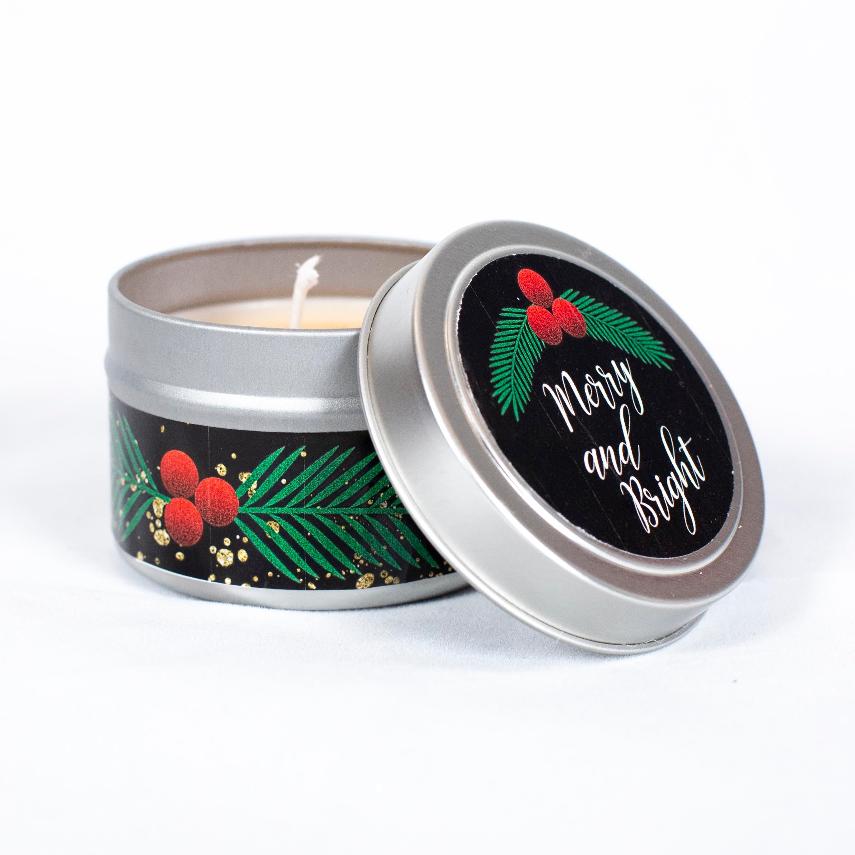 Mod Mistletoe Travel Candle - ModLoungePaperCompany