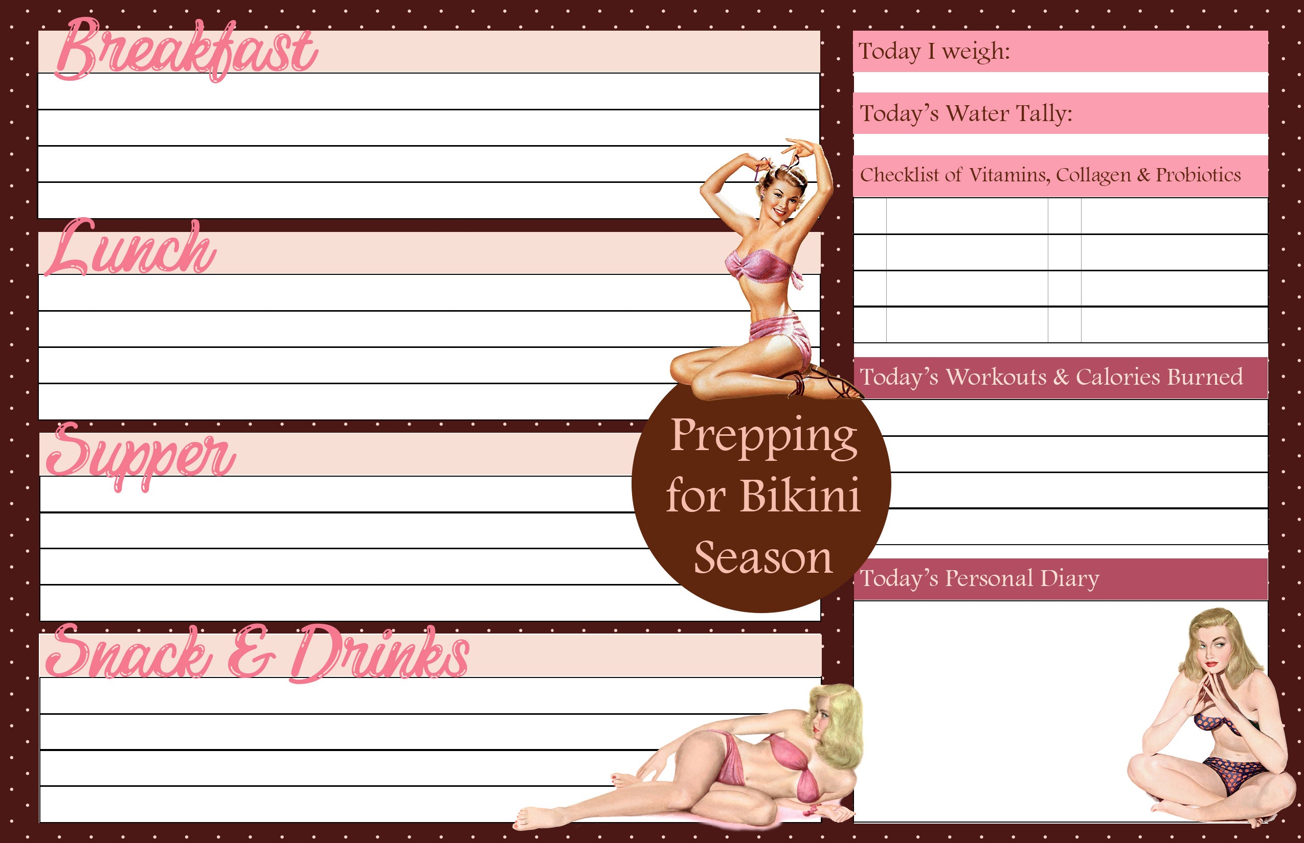 Workout Journal Notepad - ModLoungePaperCompany