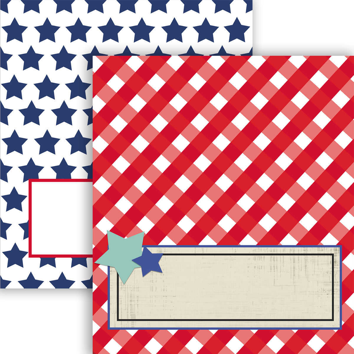 double sided barbecue summer party place cards