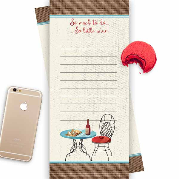 Paris Vacation Notepad - ModLoungePaperCompany