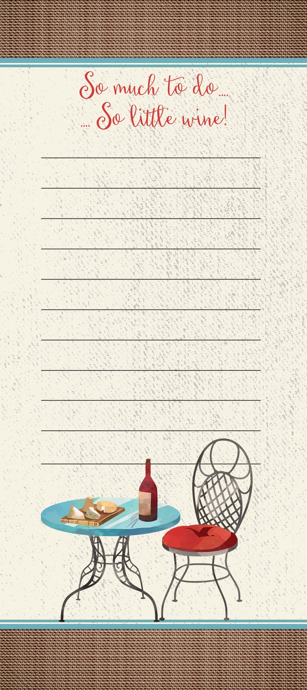Paris Vacation Notepad - ModLoungePaperCompany