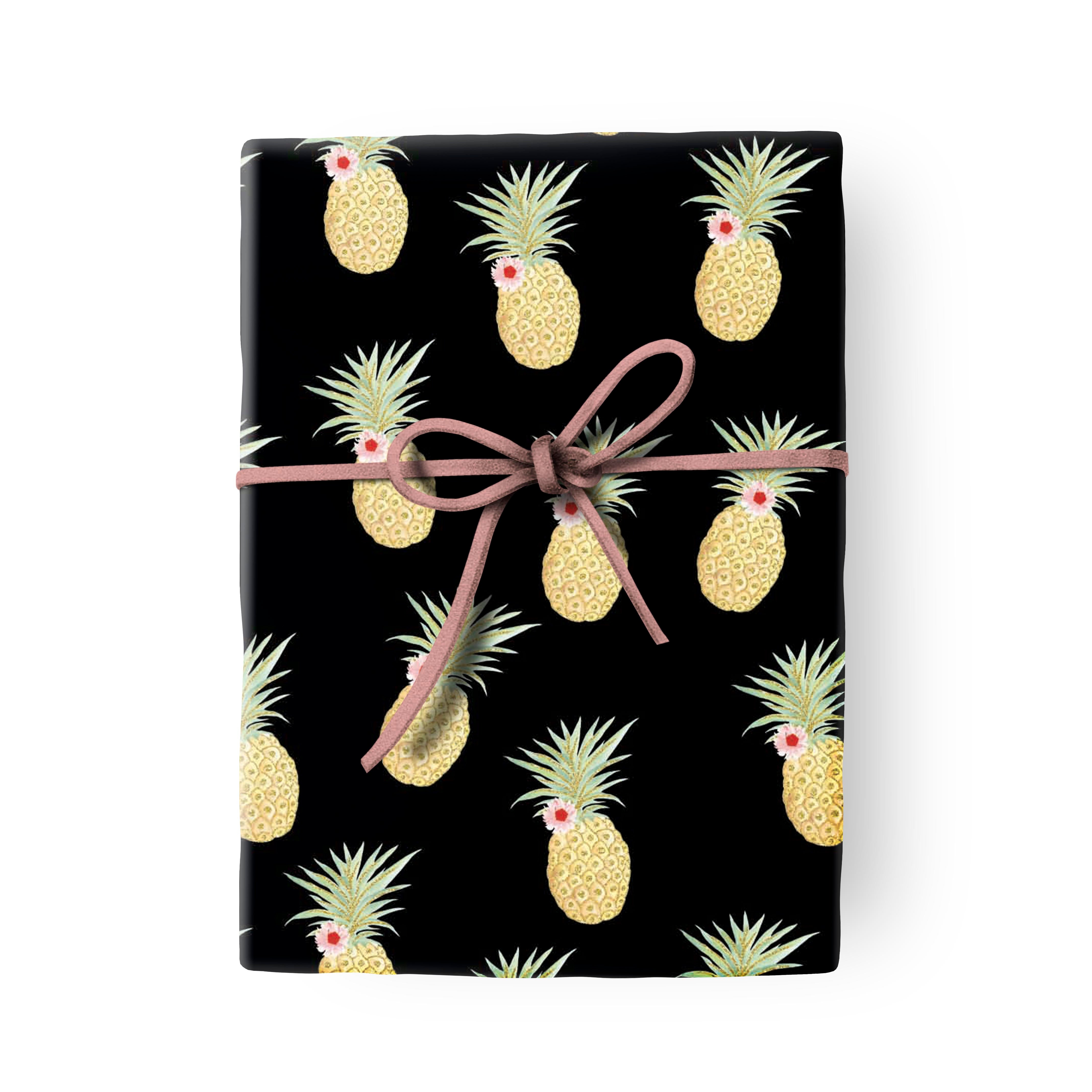 Pineapple Gift Wrap Craft Sheets