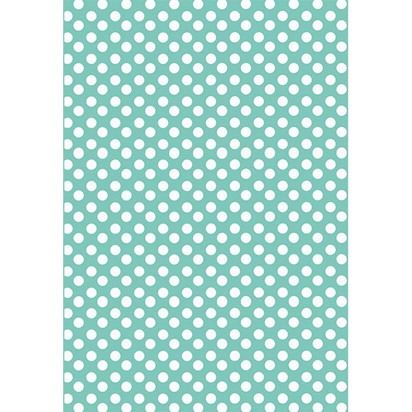 Aqua Polka Dot Gift Wrap - ModLoungePaperCompany