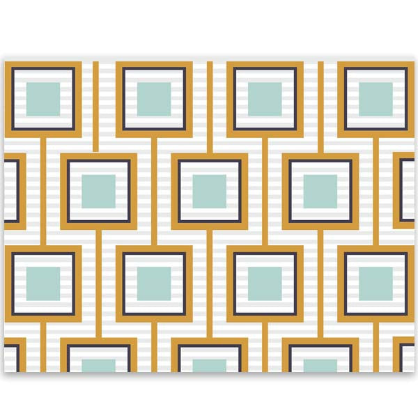 Squares Unaligned Notecard - ModLoungePaperCompany