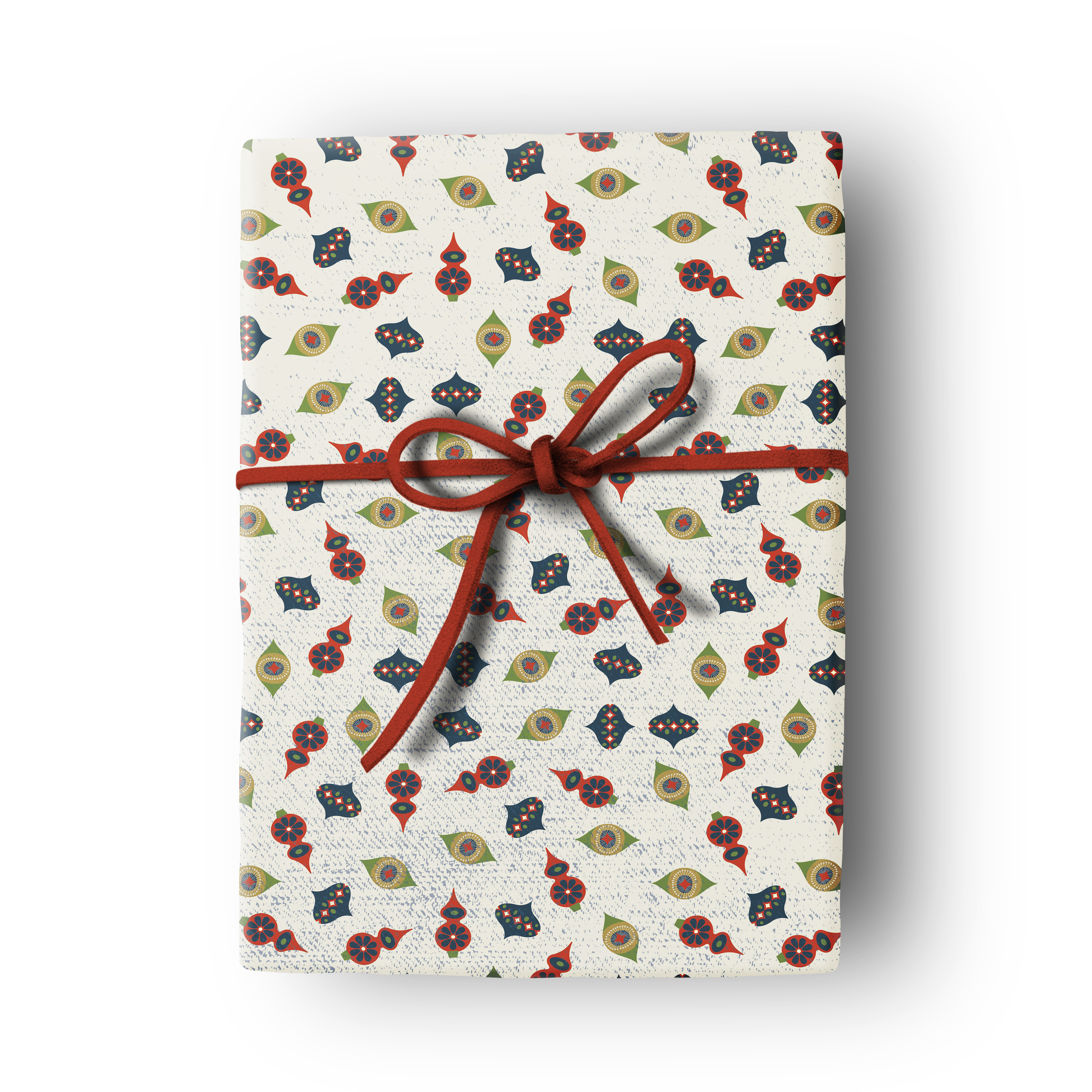 retro ornament gift wrap wrapping paper sheets