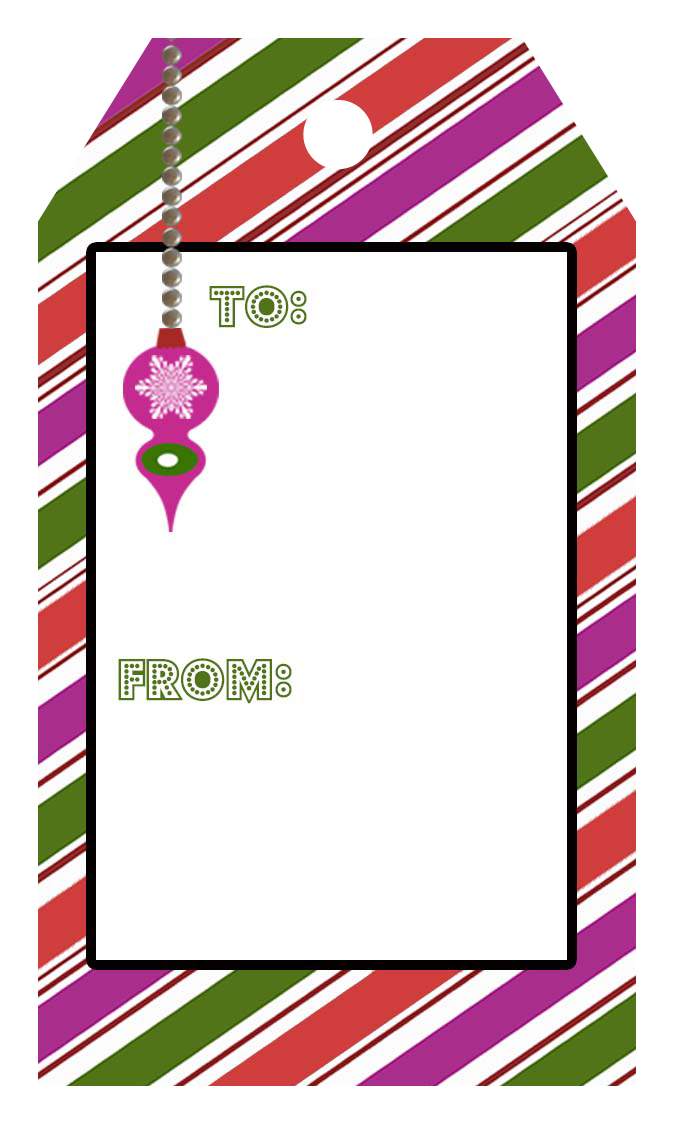 Holiday Cheer Gift Tag - ModLoungePaperCompany