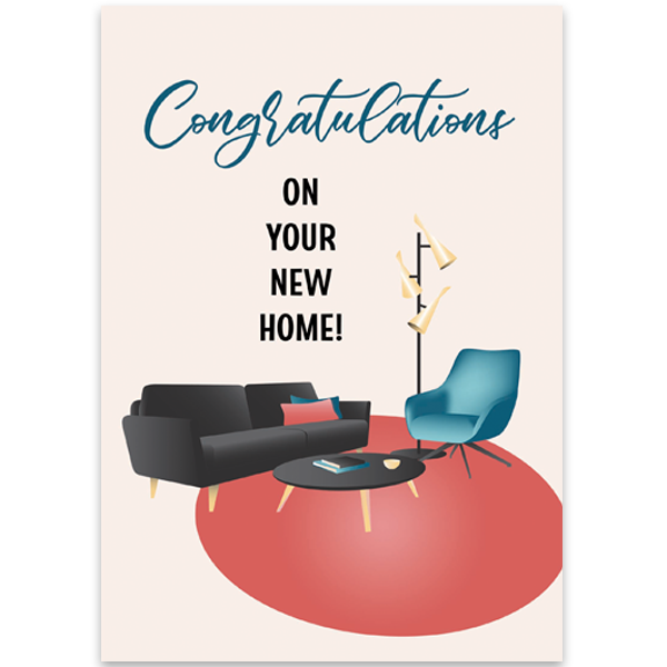 Mod Furniture Congratulations Card - ModLoungePaperCompany