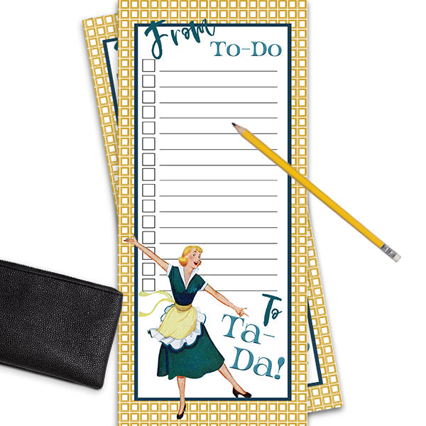 Vintage Housewife Notepad - ModLoungePaperCompany