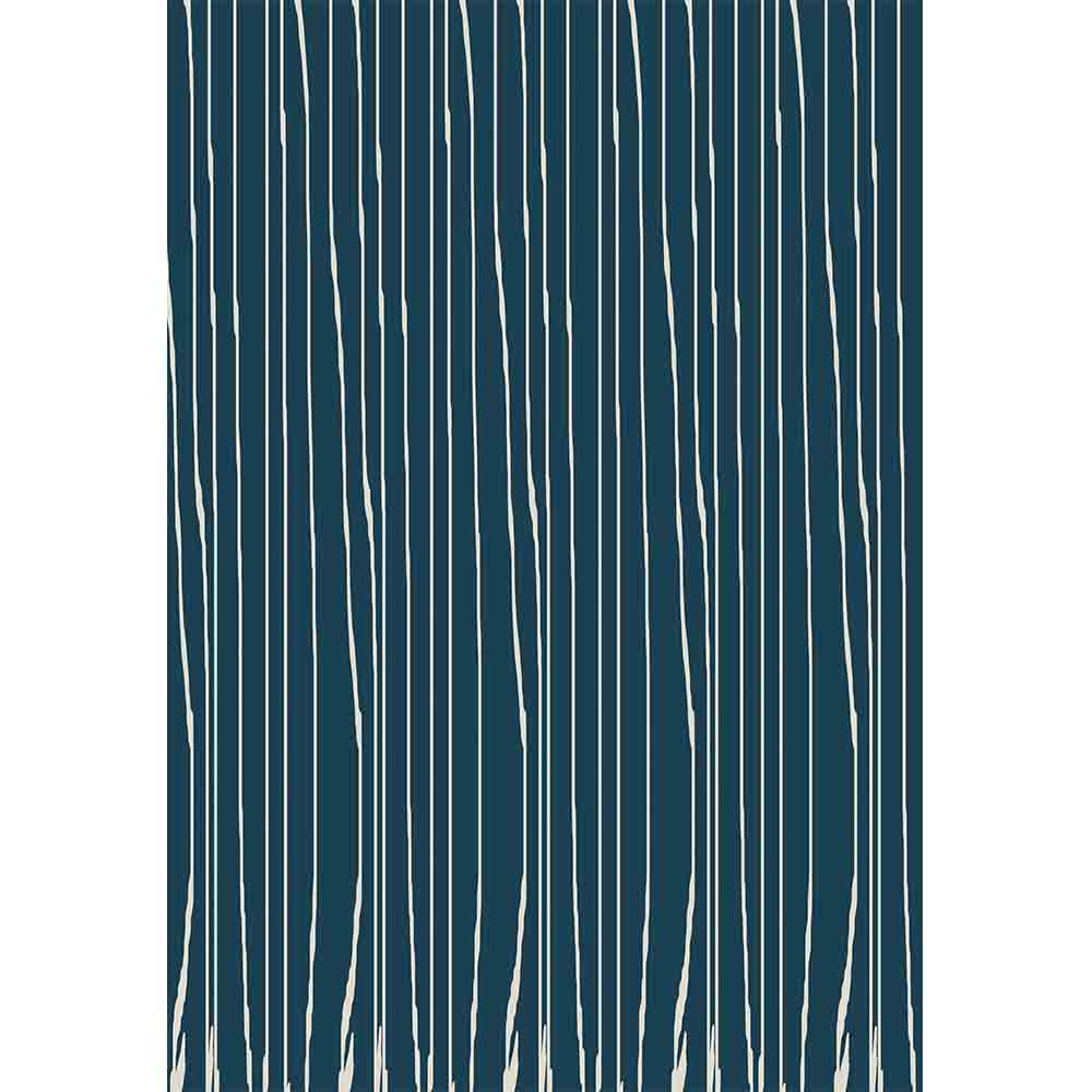 Blue Worn Stripe Gift Wrap - ModLoungePaperCompany