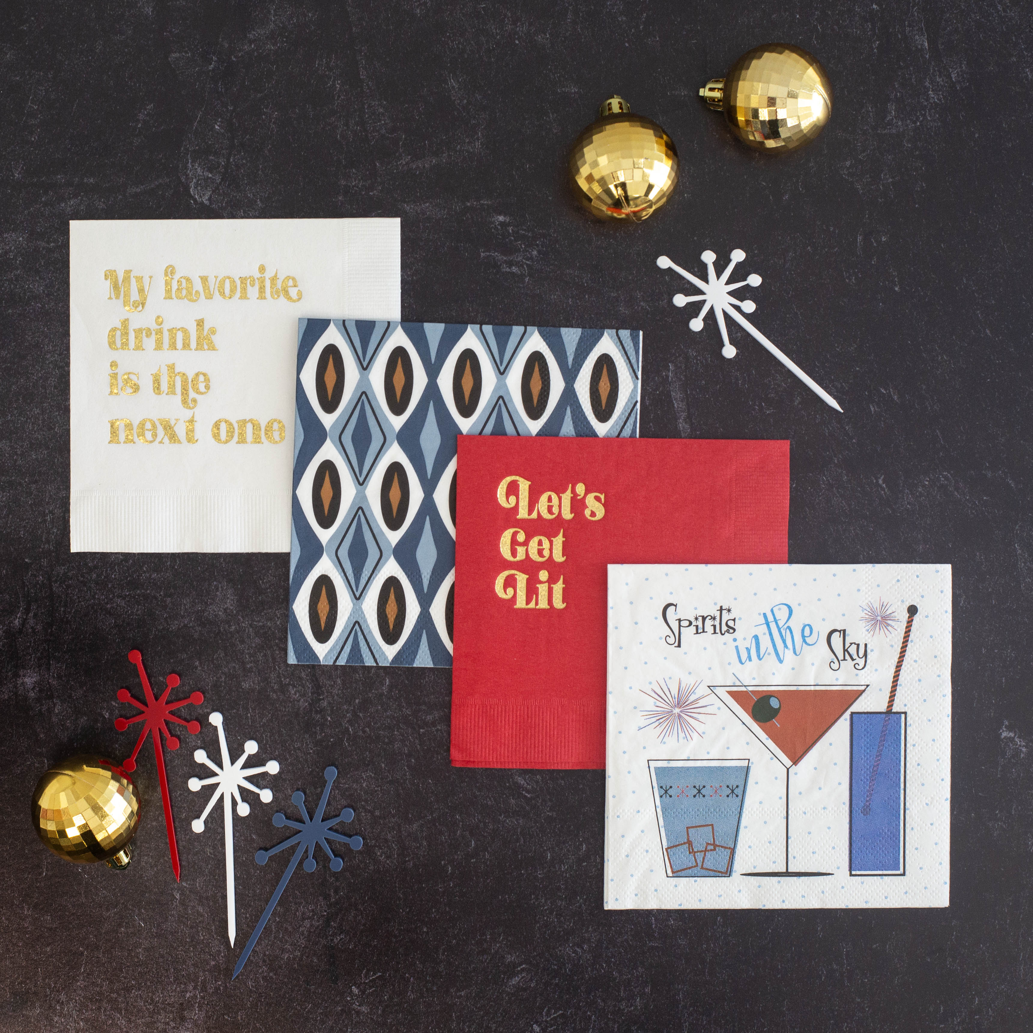 Americana Cocktail Napkins