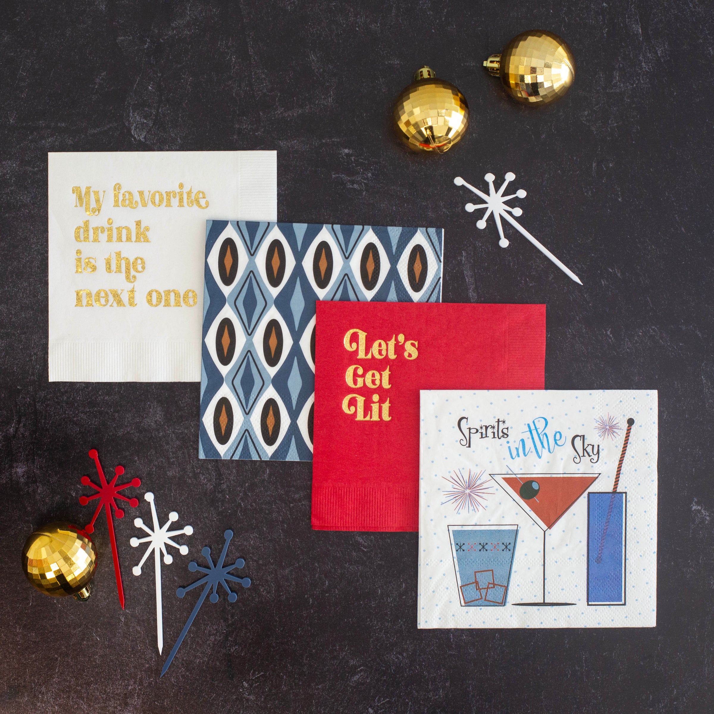 Americana Cocktail Napkins
