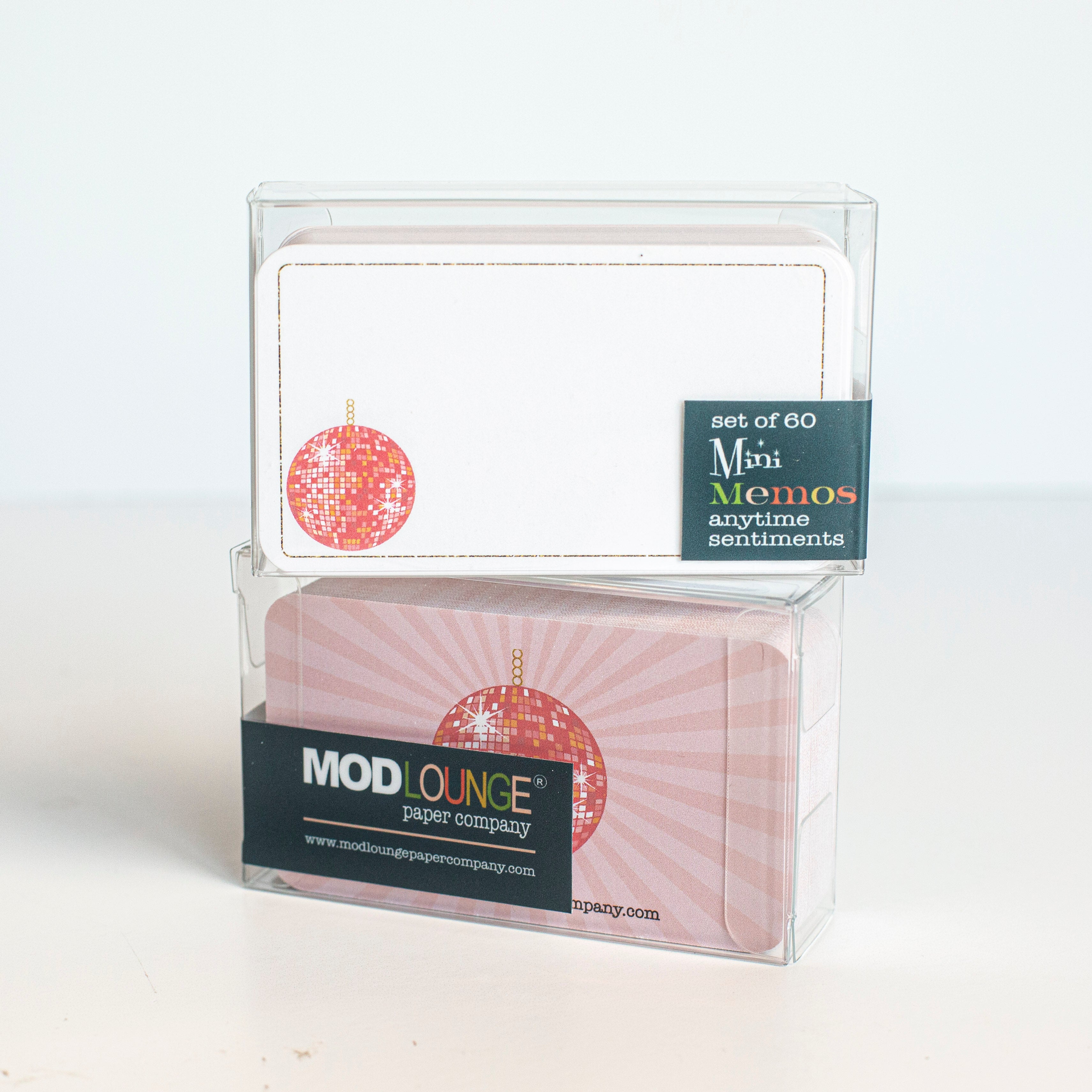 Pink Disco Ball Mini Memo Little Lunch Notes