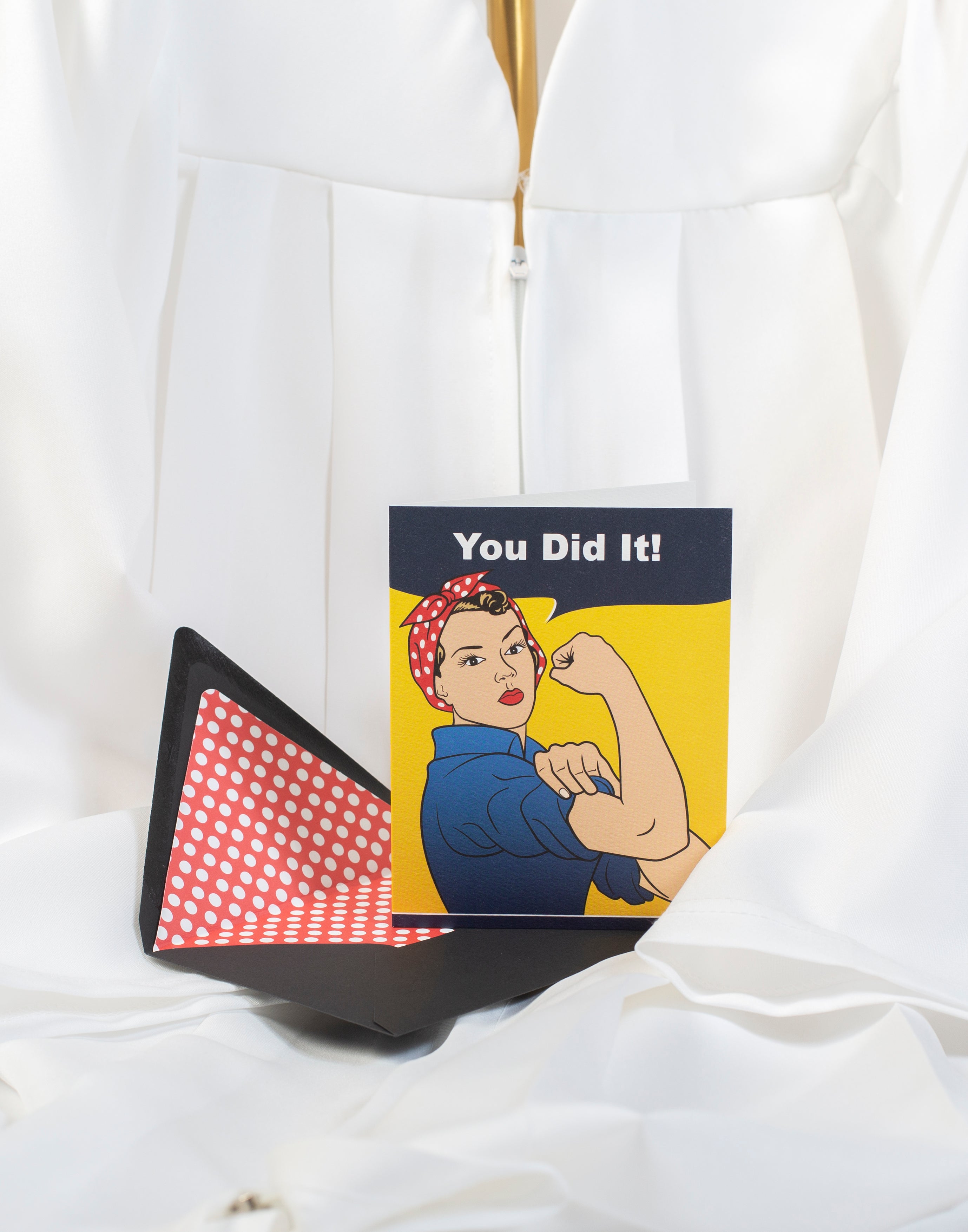 You Did It Rosie The Riveter Congratulations Graduate Card