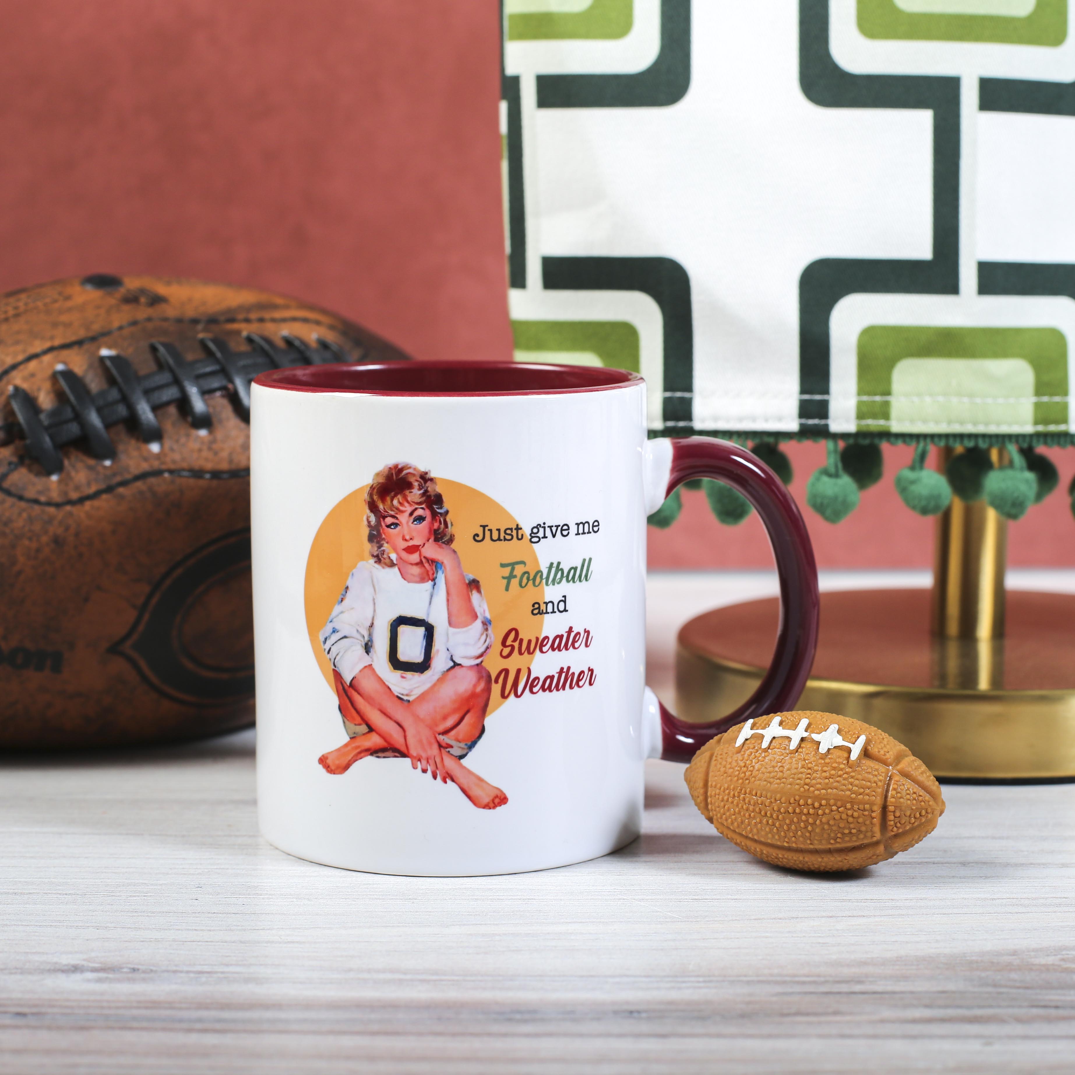 Football and Sweater Weather Coffee Mug