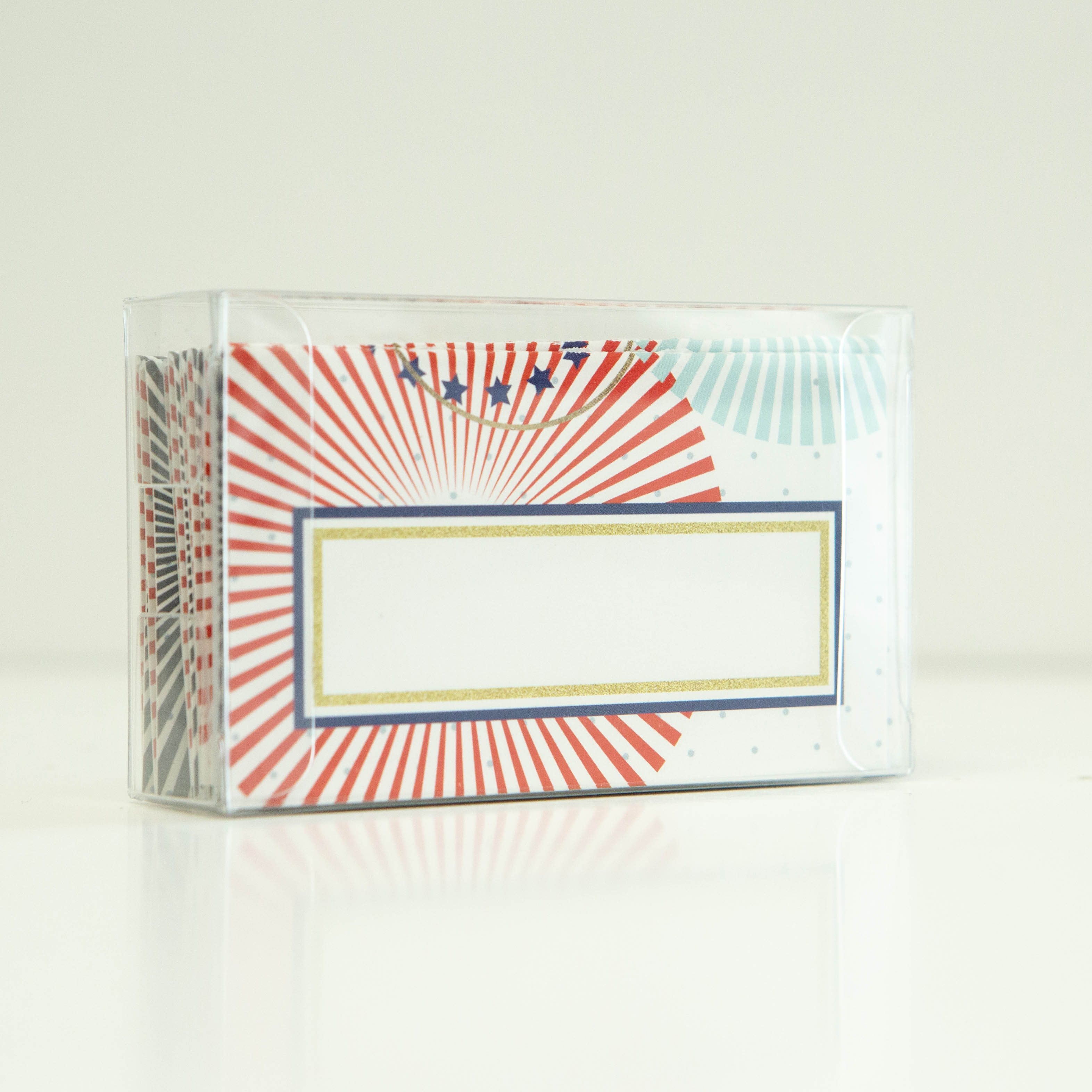 Starburst Patriotic Double Sided Place Cards