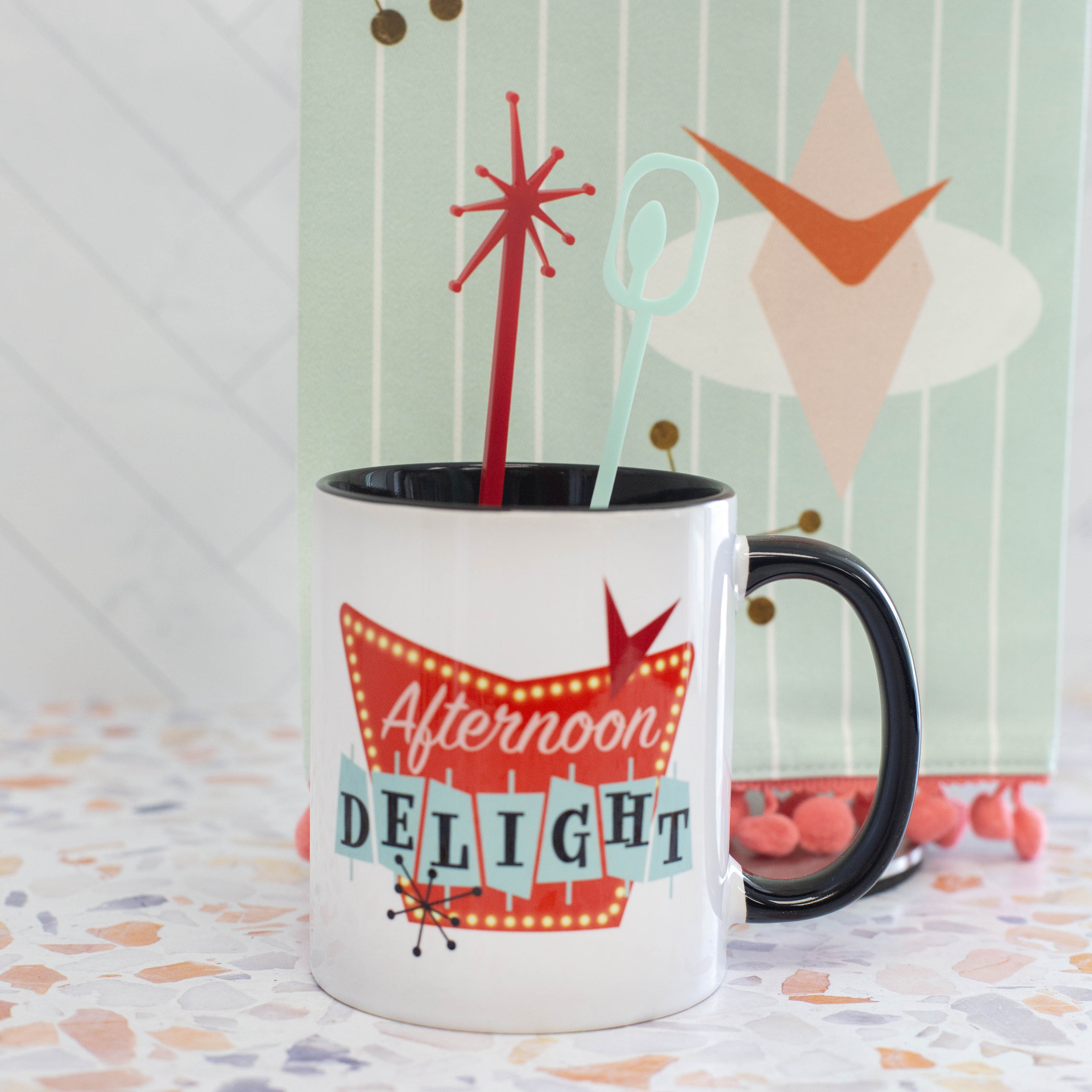 Afternoon Delight Retro Coffee Mug