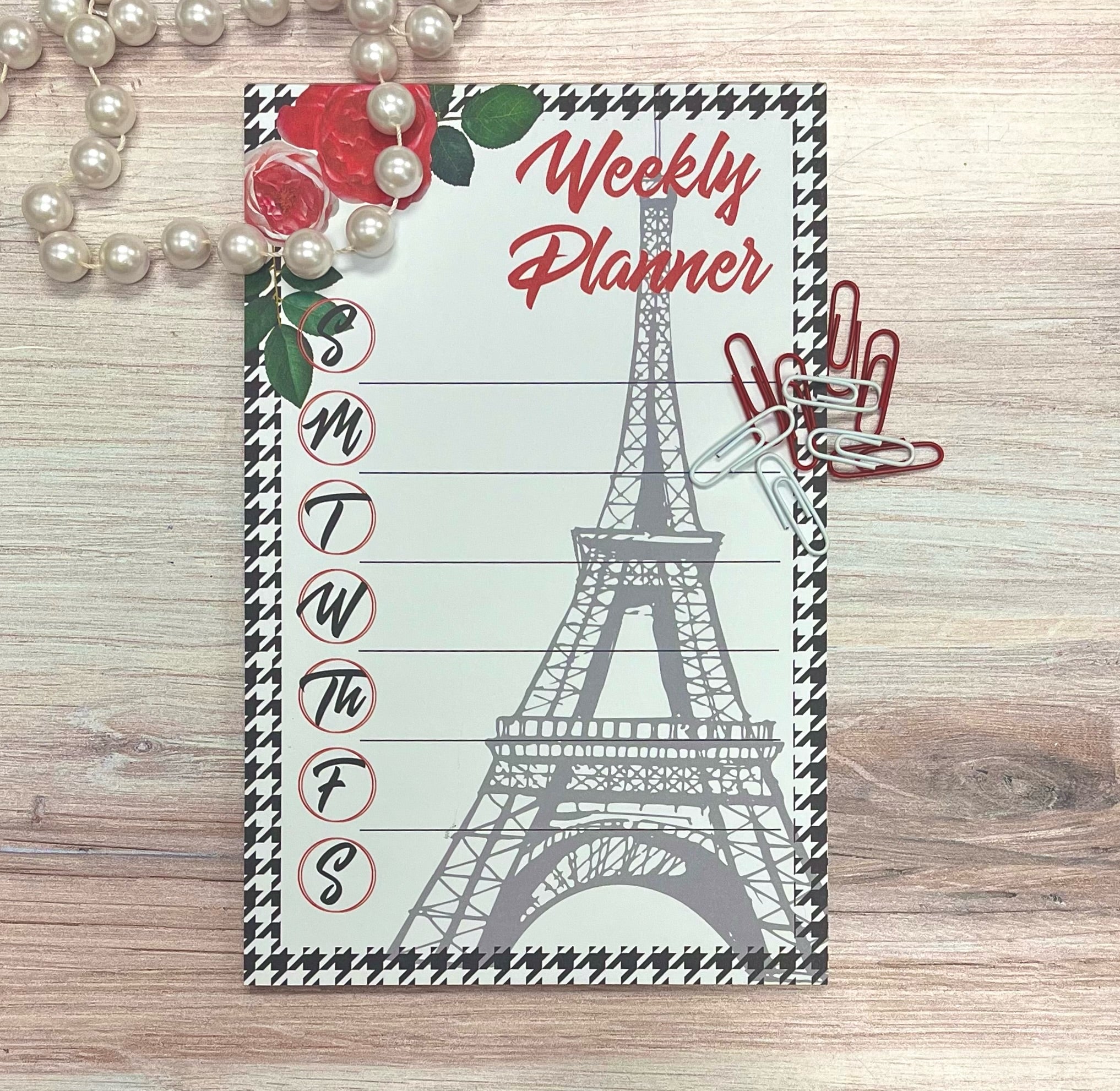 Tour Parisienne Weekly Planner