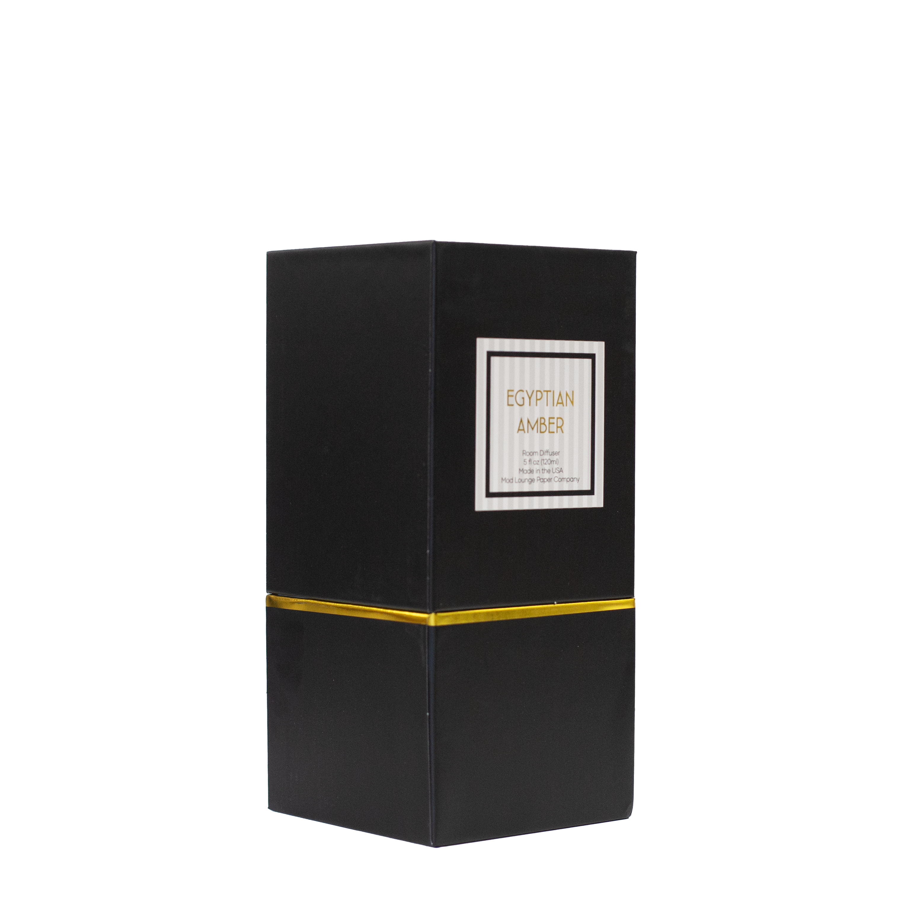 Black and Gold Egyptian Amber Reed Diffuser