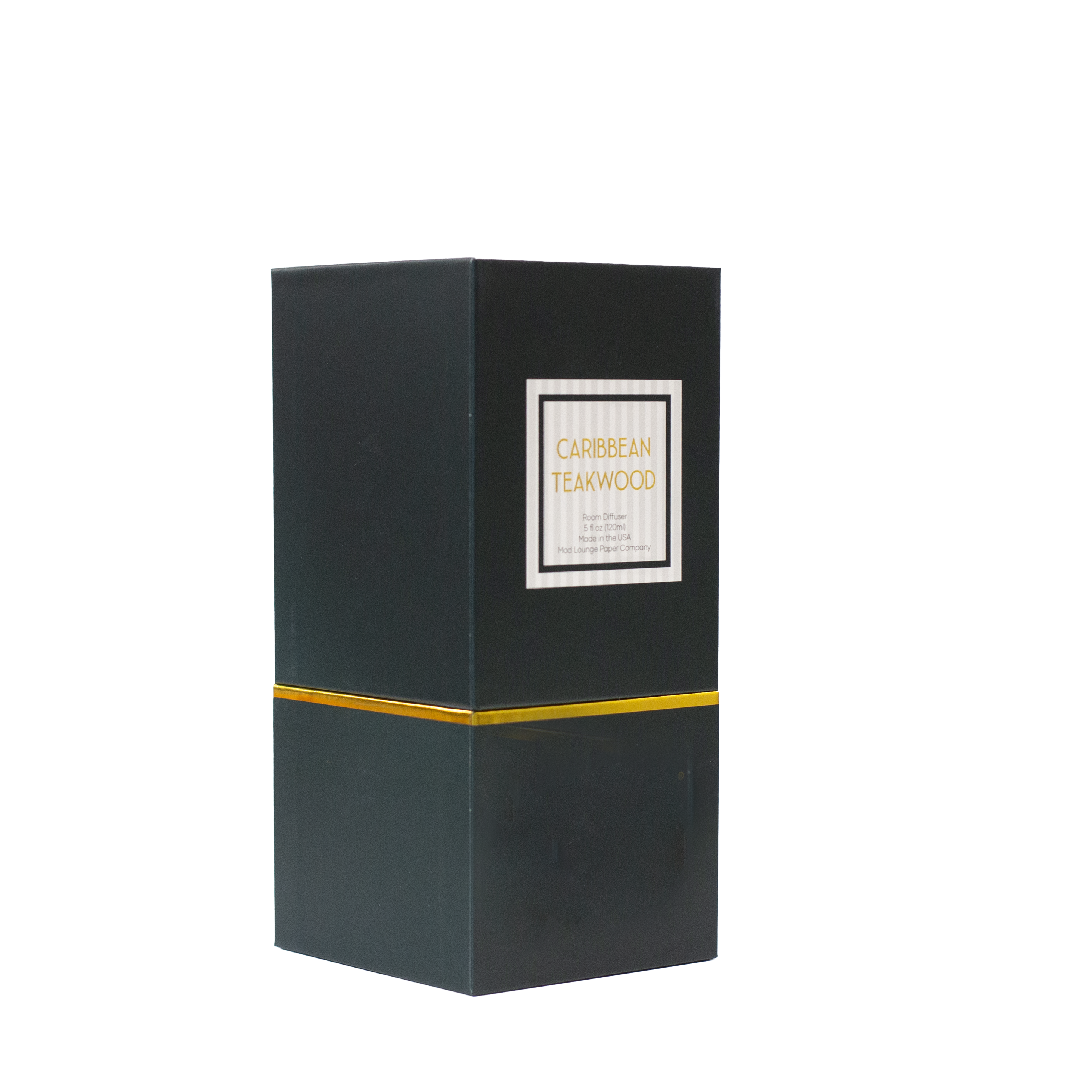 Slate Blue Caribbean Teakwood Reed Diffuser