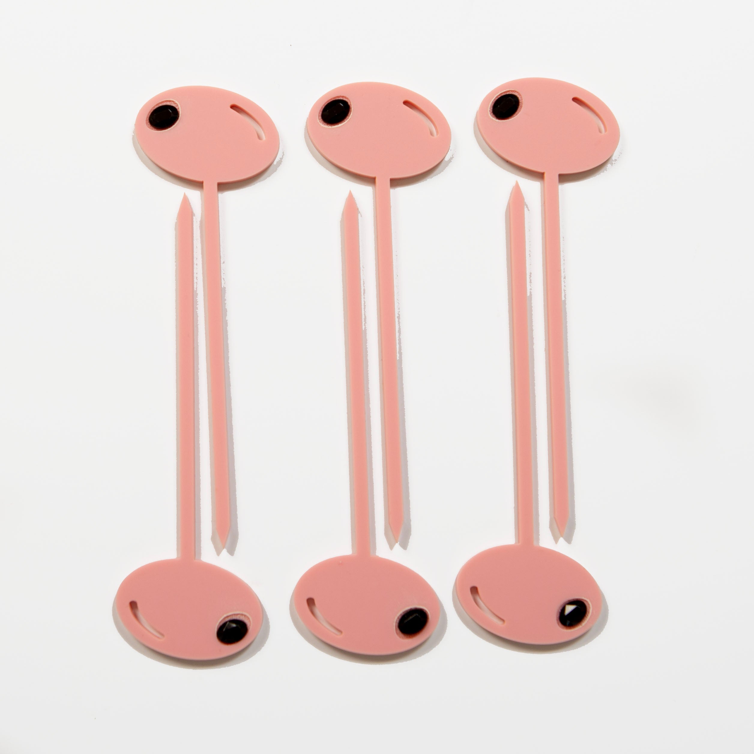 Pink Olive Cocktail Pick Set