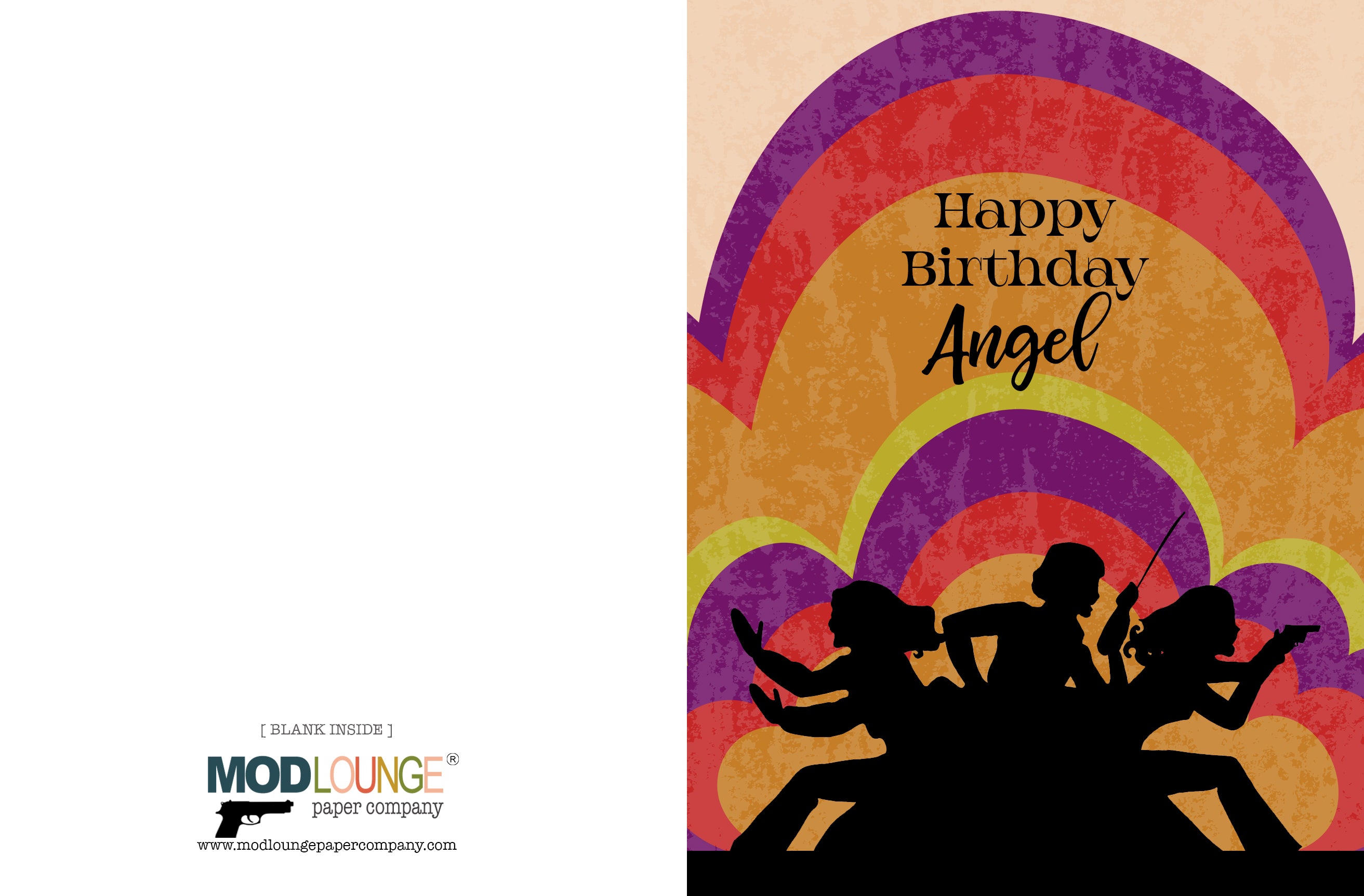 Charlies Angels Pop Icon Happy Birthday Angel Greeting Card