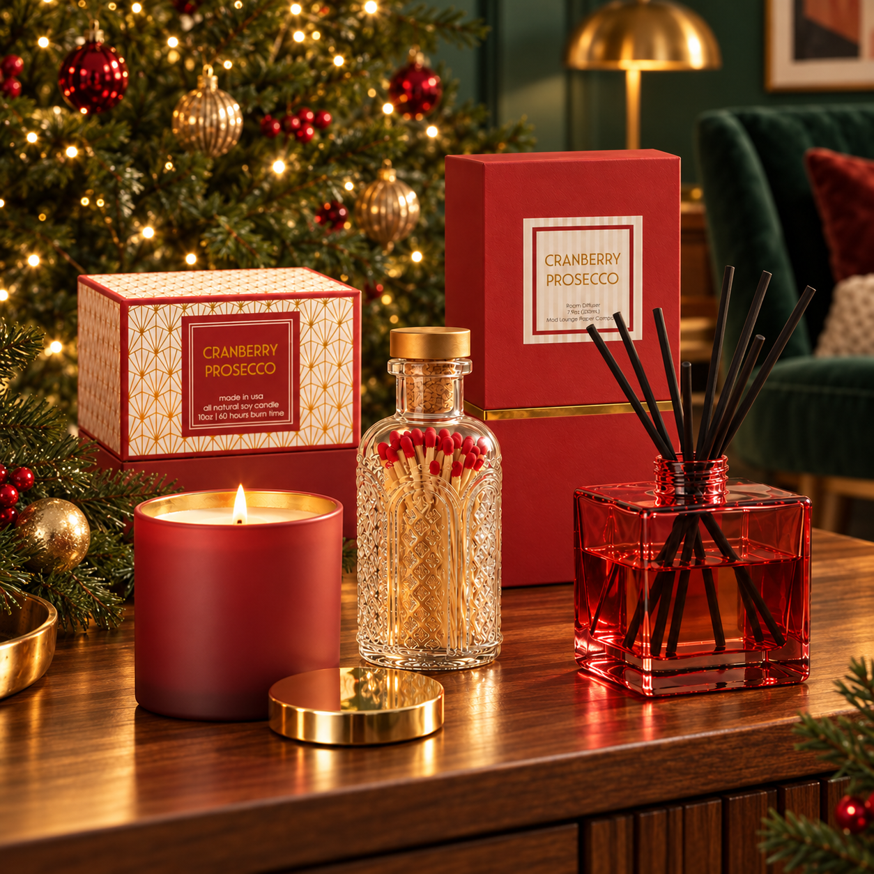Cranberry Prosecco Fragrance Collection