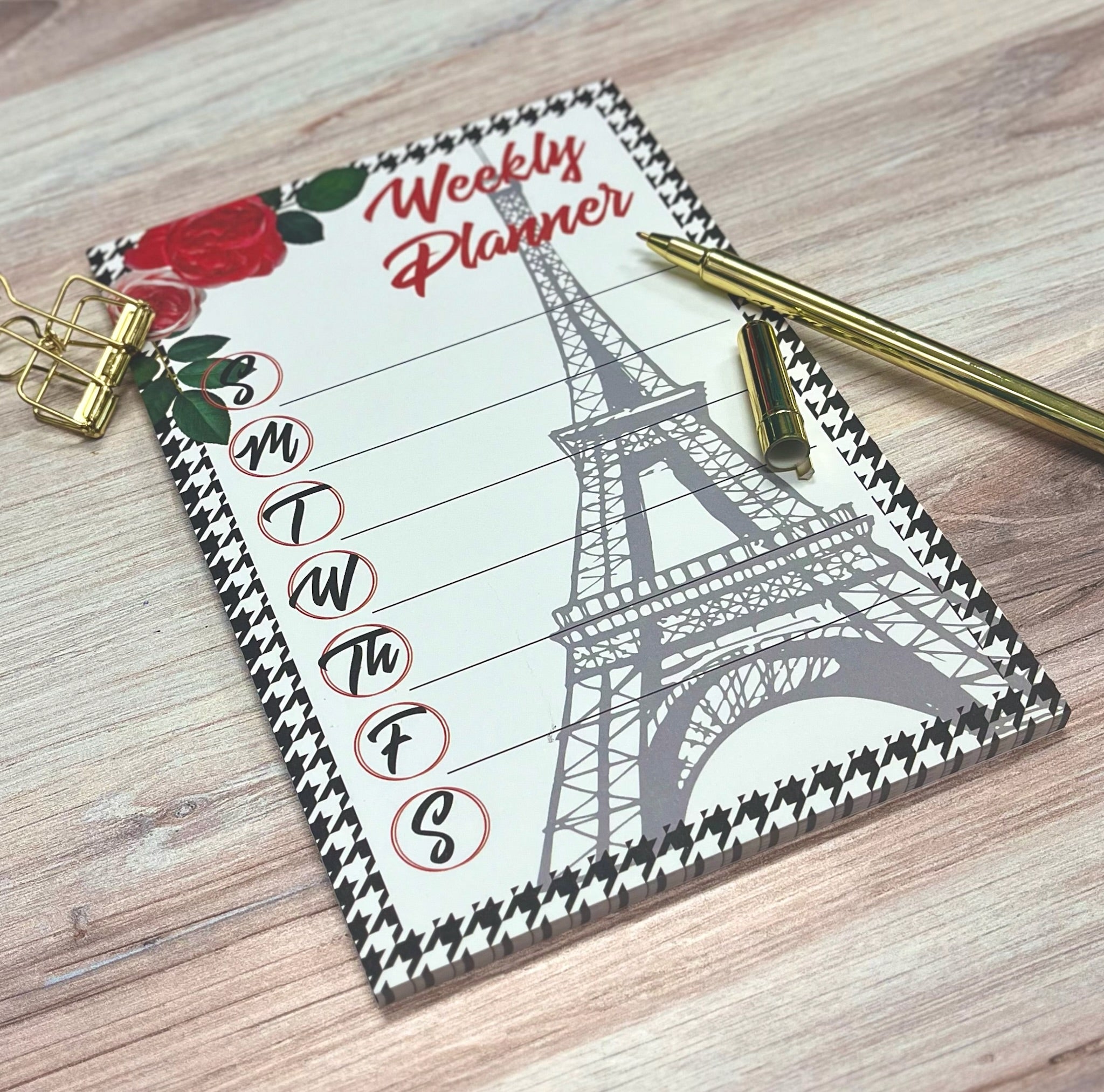 Tour Parisienne Weekly Planner