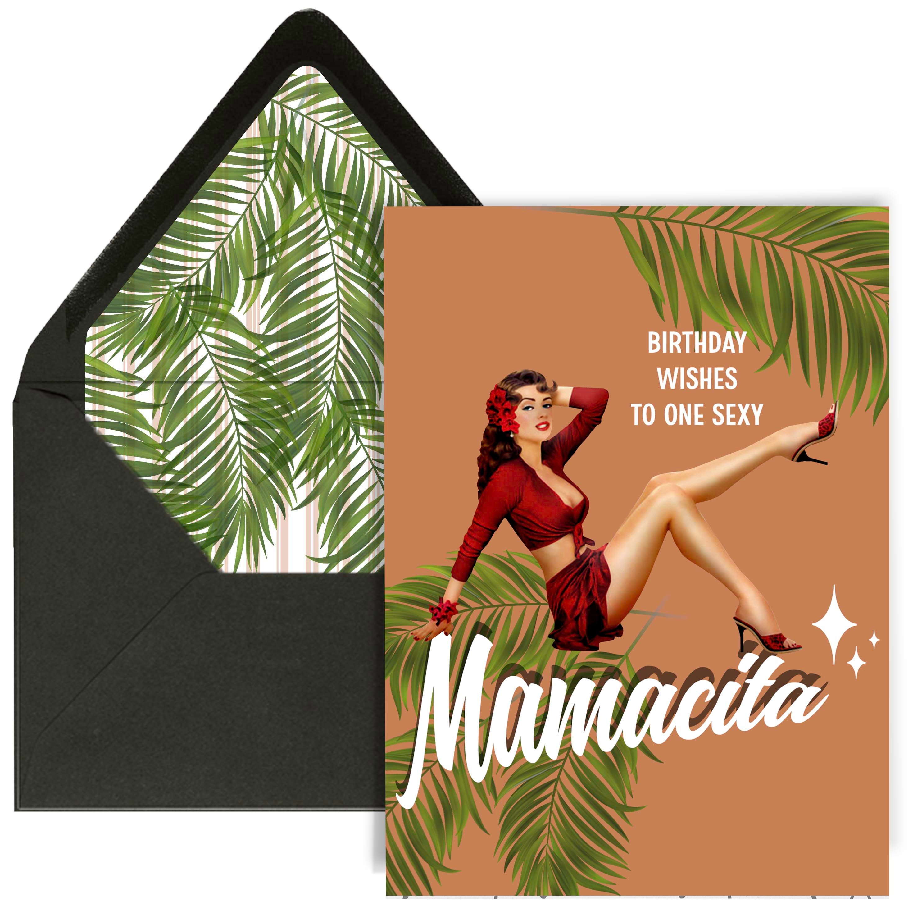 Happy Birthday Mamacita Greeting Card