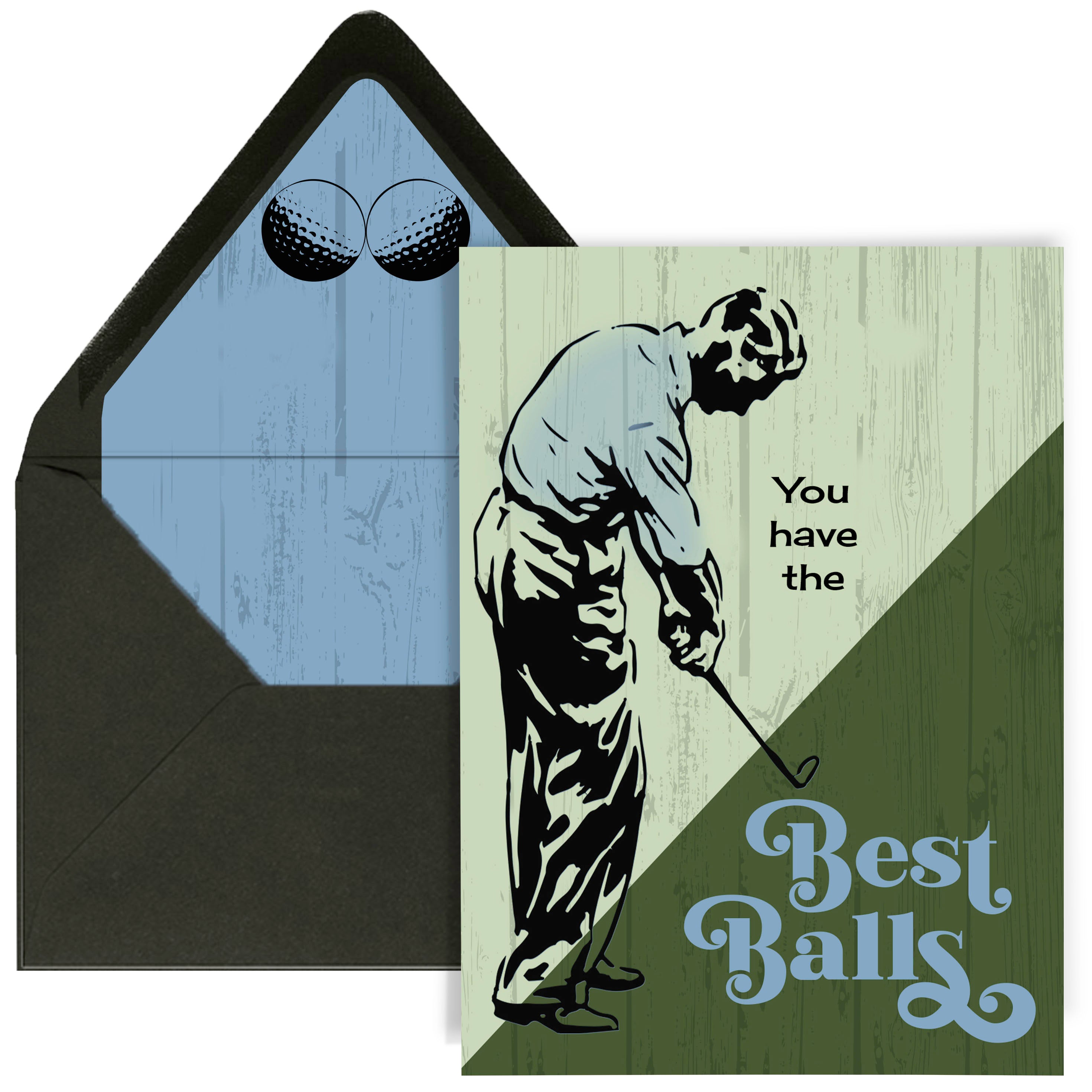 Best Balls Funny Golf Card for Him