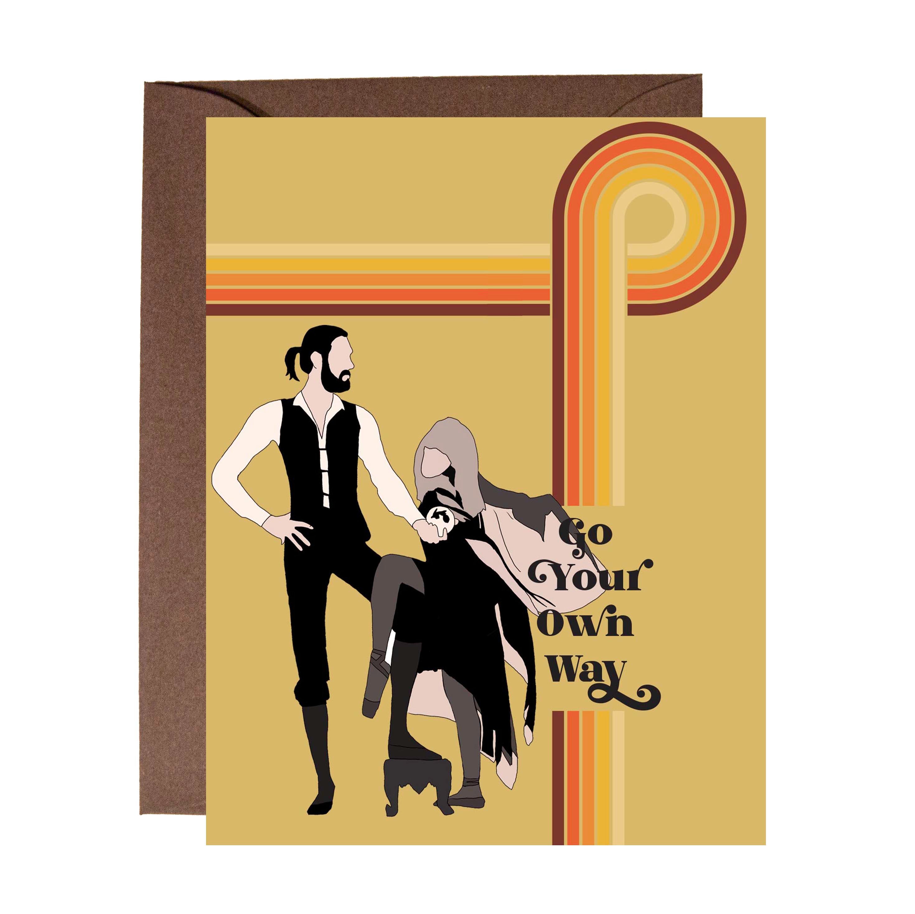 Fleetwood Mac Go Your Own Way Pop Icon Greeting Card