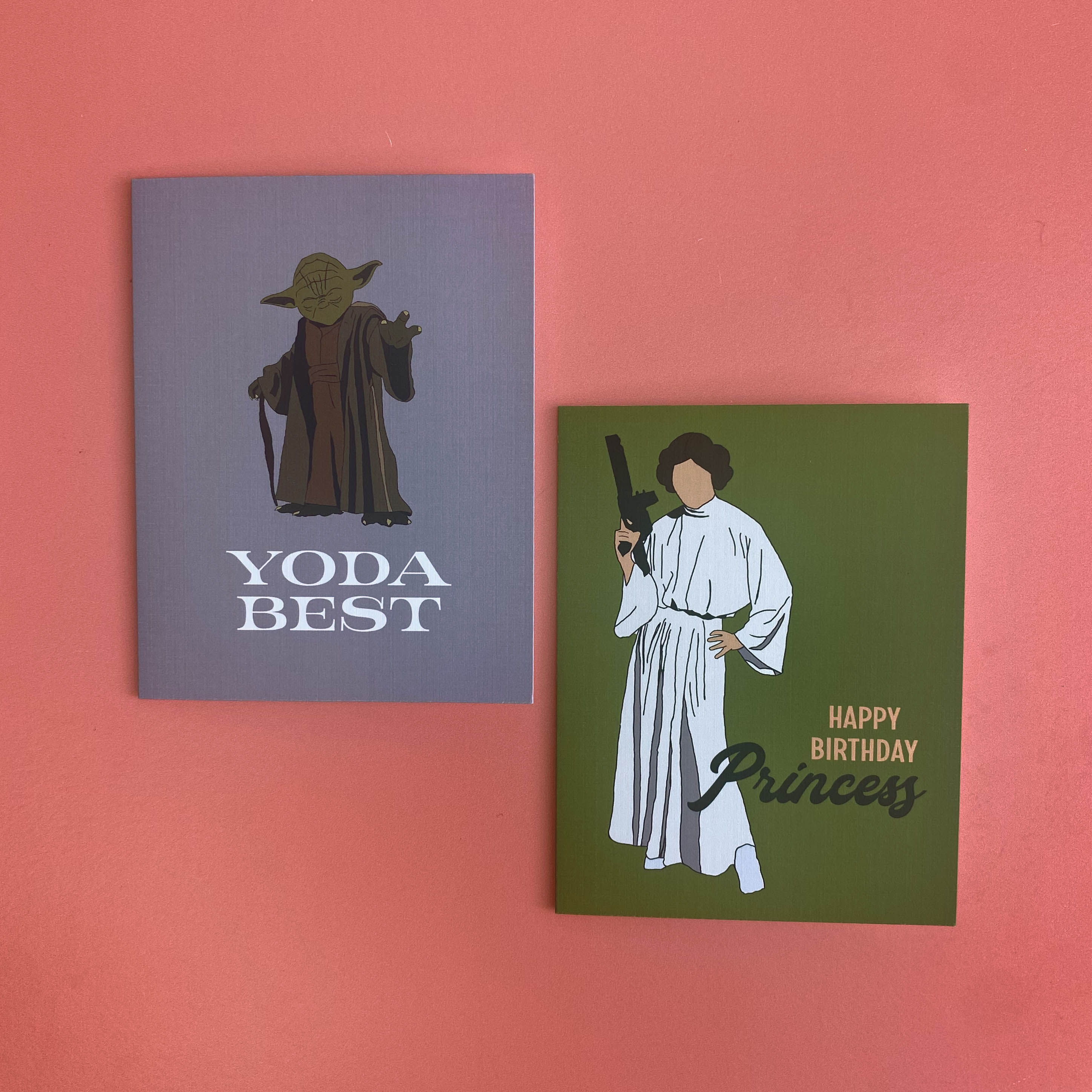 Happy Birthday Princess Leia Star Wars Greeting Card