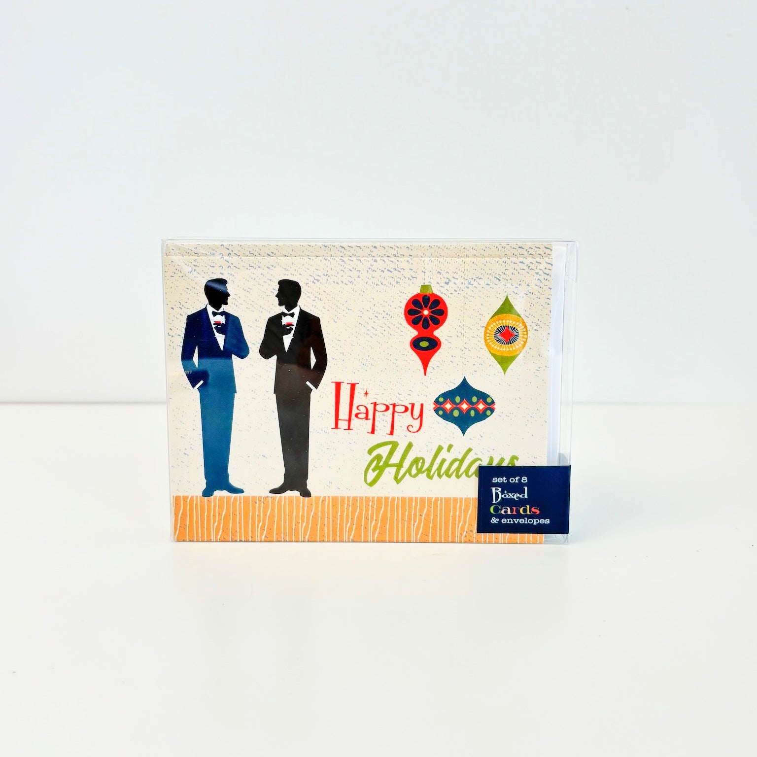 Swanky Males Mid Century Retro Greeting Card Set