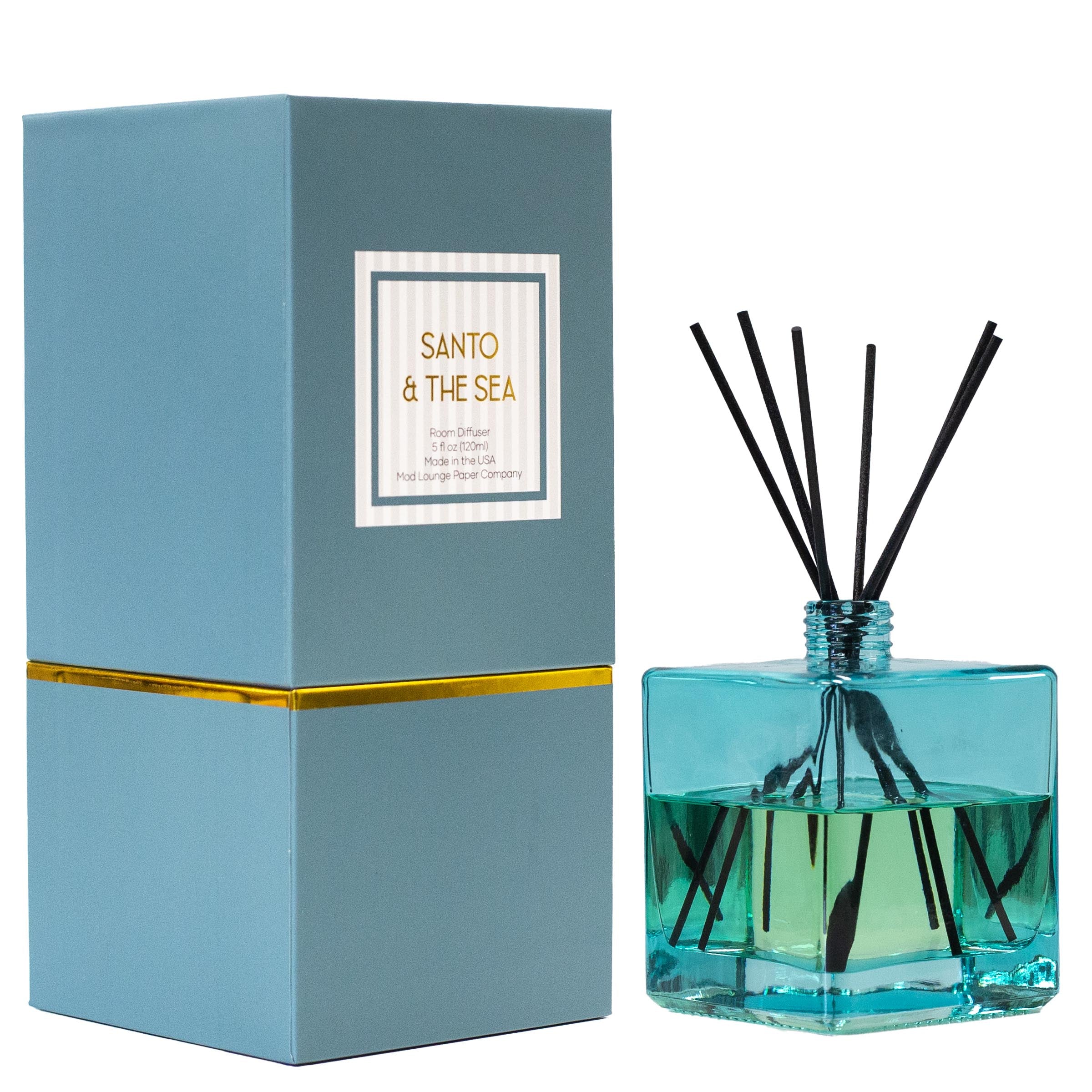 Light Blue Palo Santo & The Sea Reed Diffuser