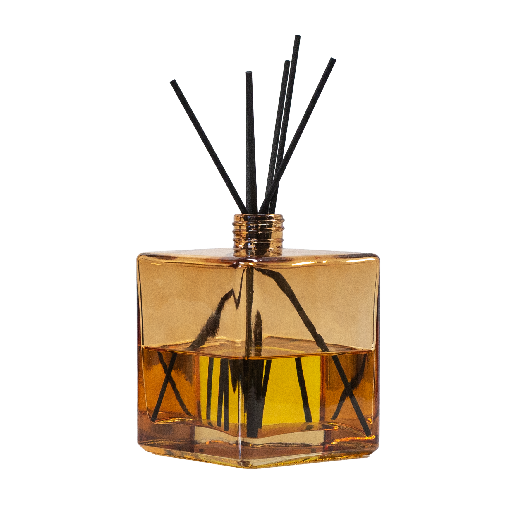 Orange Citrus Agave Gold Foil Luxury Reed Diffuser