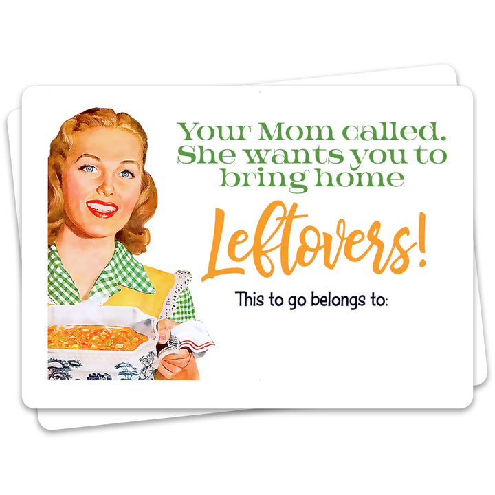 Funny Retro Housewife Mom Called Leftover Sticker