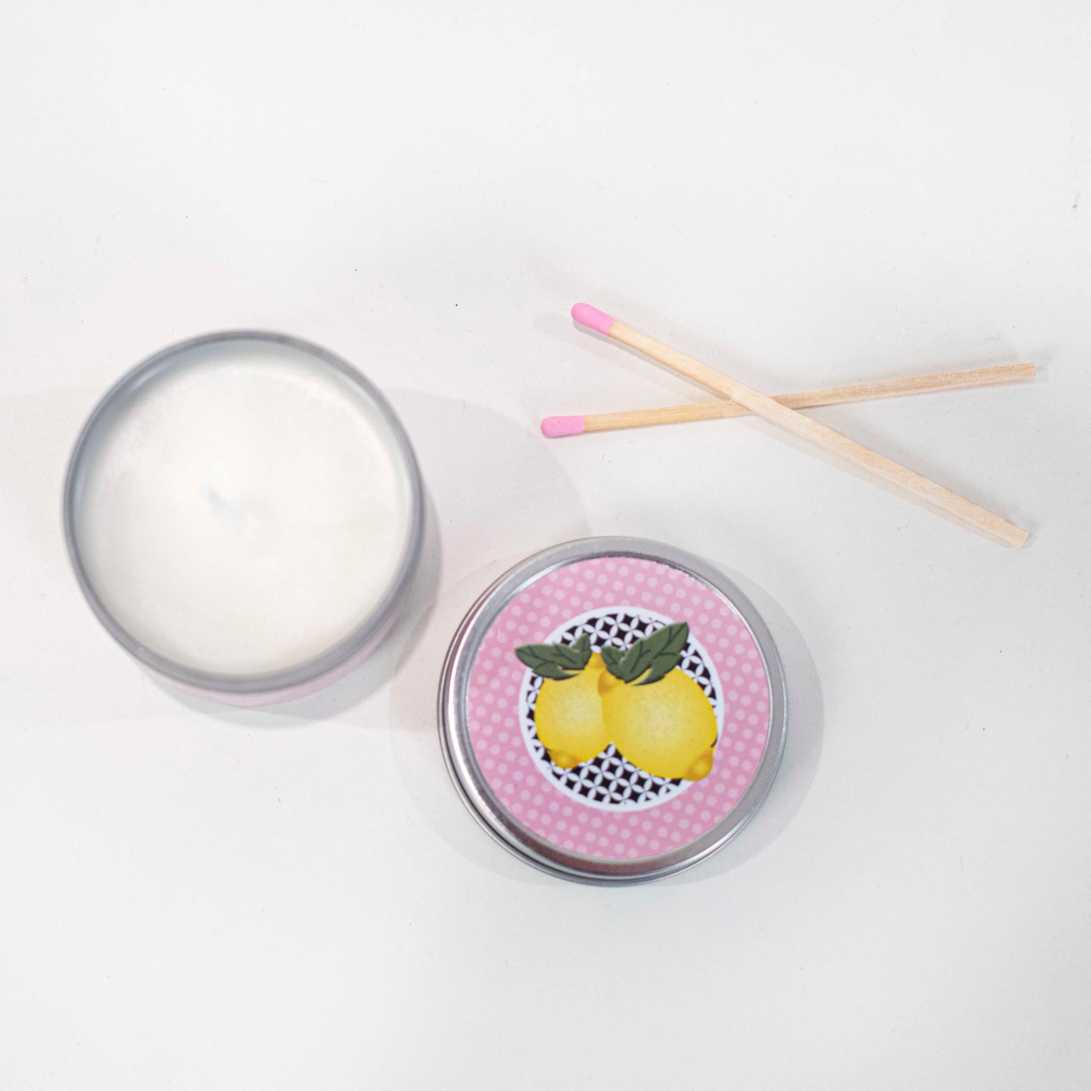 Lemon Travel Candle - ModLoungePaperCompany