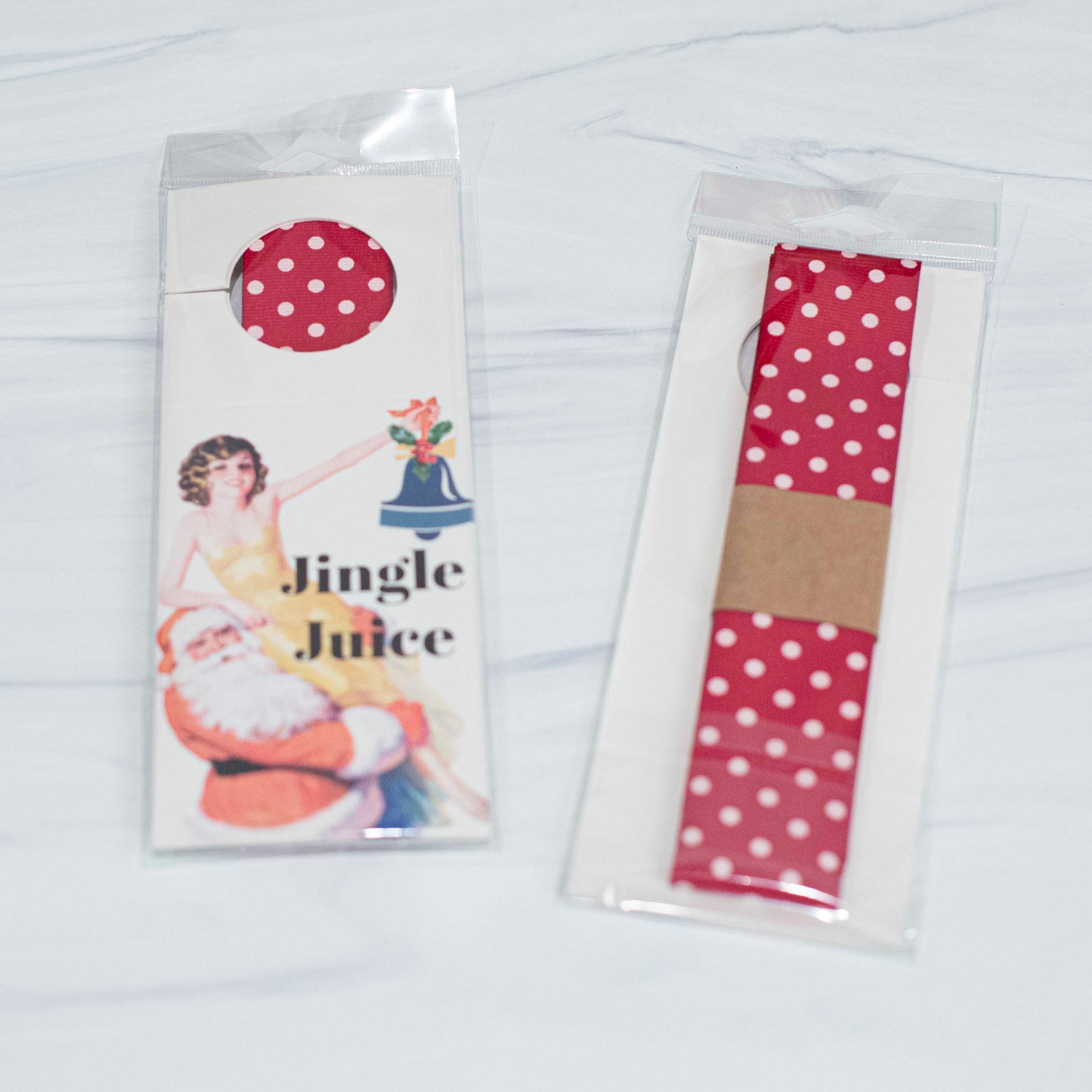 Jingle Juice Holiday Wine Tag - ModLoungePaperCompany