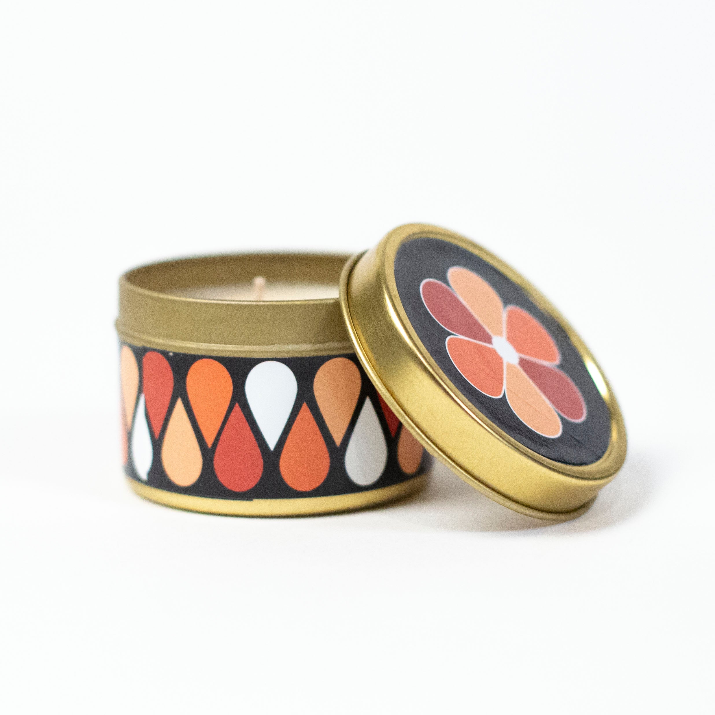 mid century modern candle