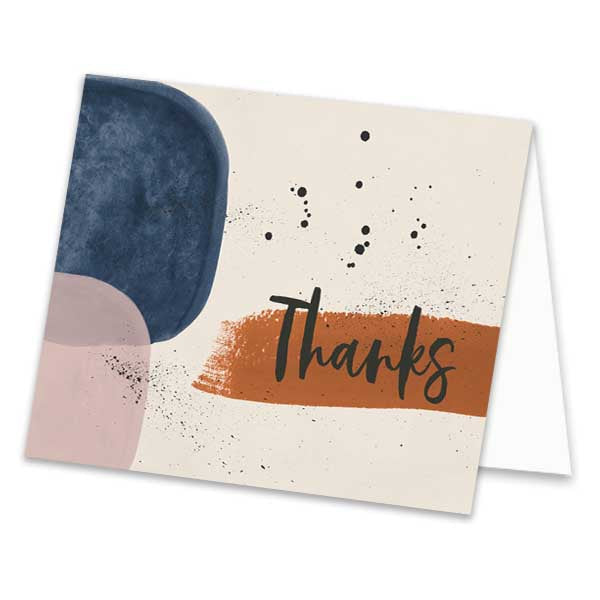 Abstract Thank You Card - ModLoungePaperCompany