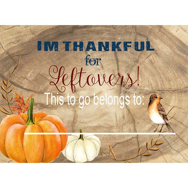 Be Thankful Leftover Stickers - ModLoungePaperCompany