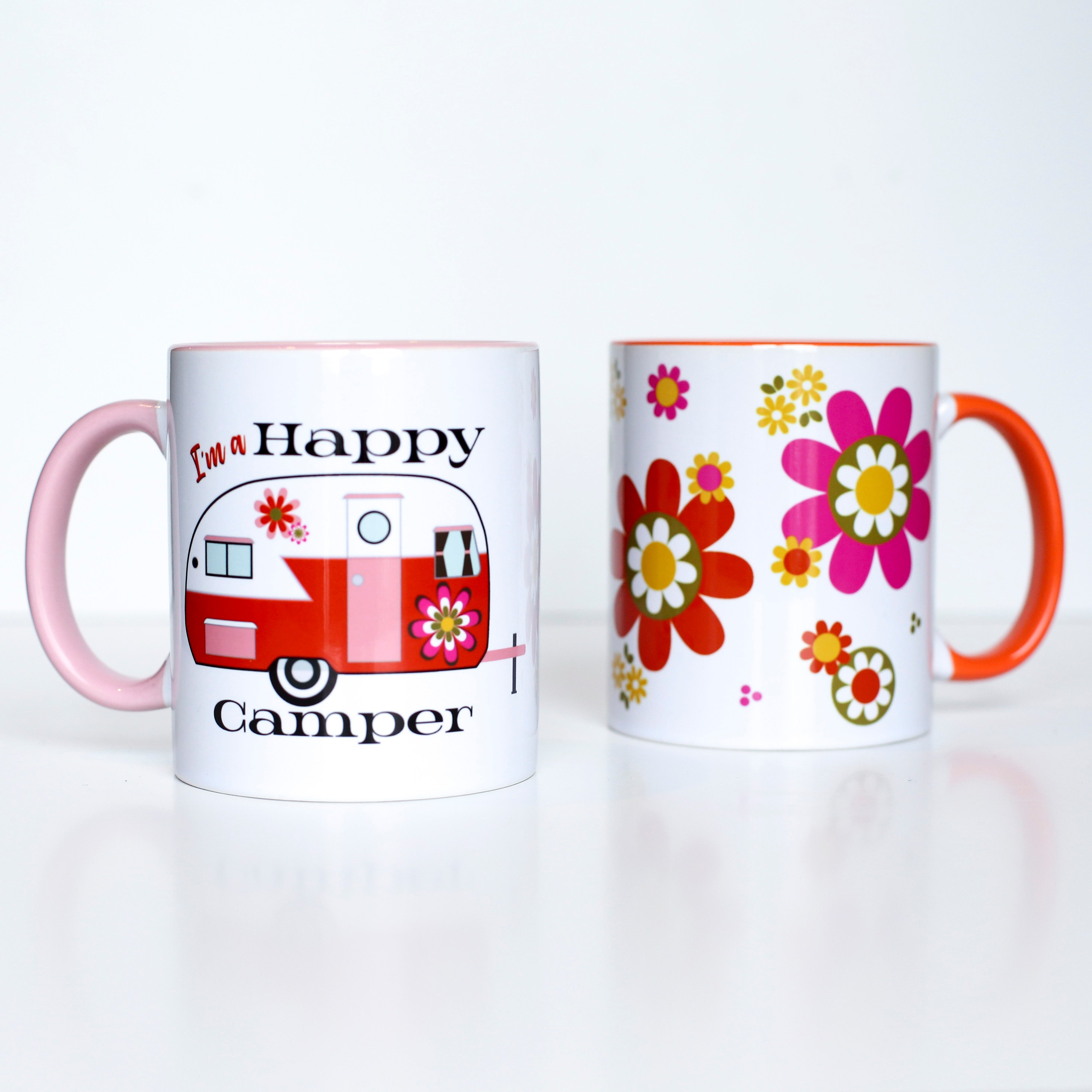 Groovy Happy Camper Coffee Mug