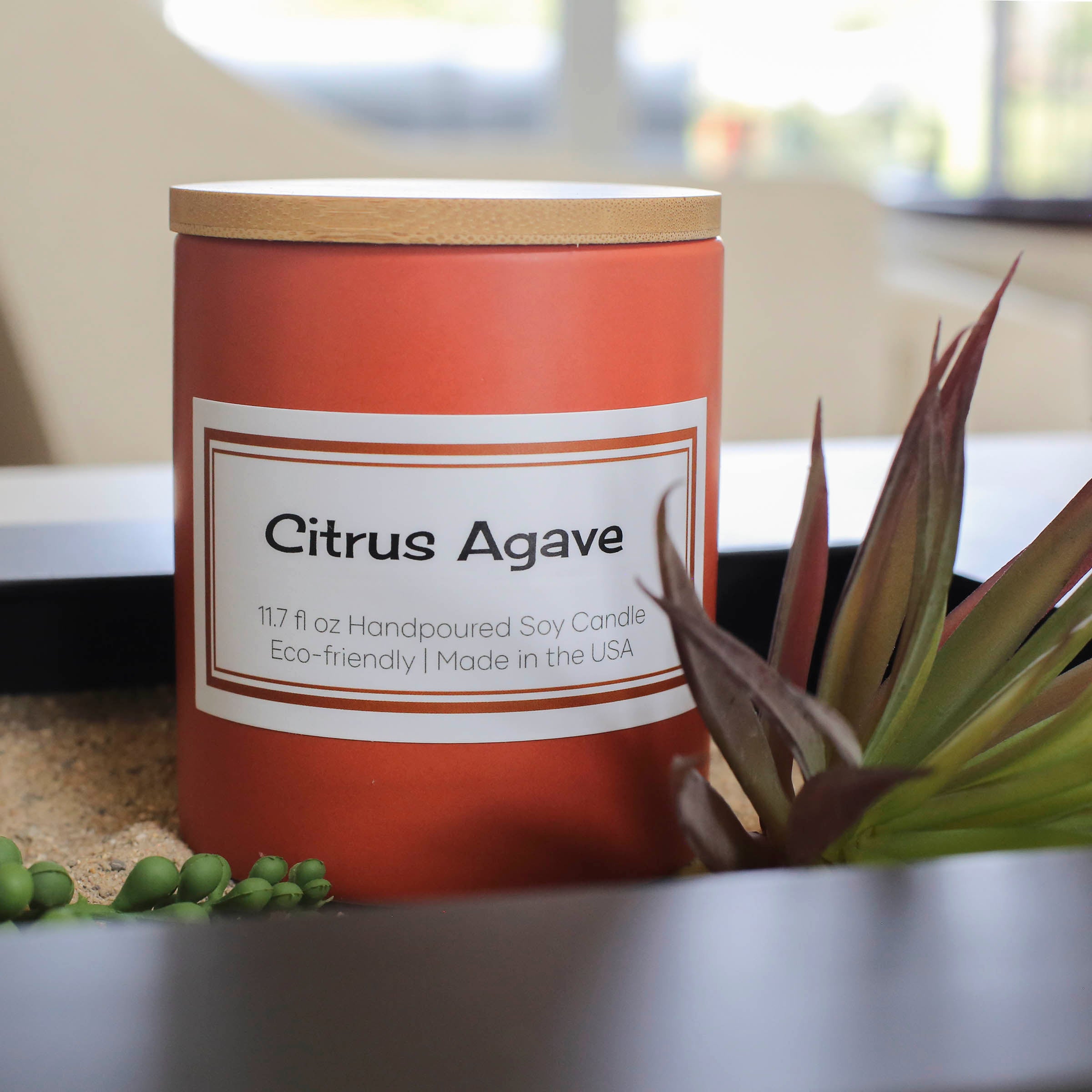 citrus agave mid century modern wholesale all natural soy candle