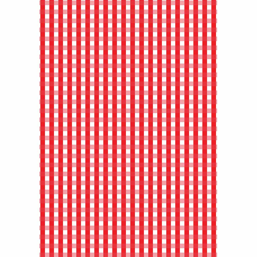 Red Gingham Gift Wrap - ModLoungePaperCompany