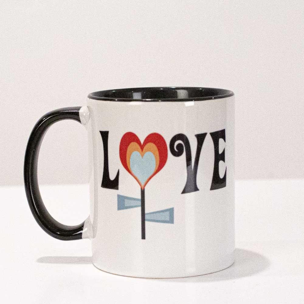 Love Valentine Coffee Mug - ModLoungePaperCompany