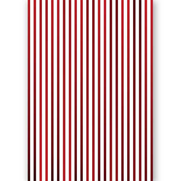 Red Gradient Stripe Gift Wrap - ModLoungePaperCompany