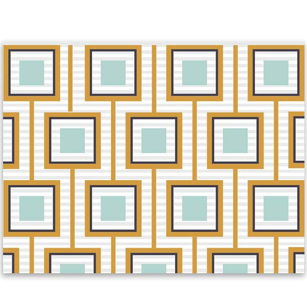 Squares Unaligned Notecard - ModLoungePaperCompany