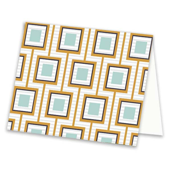 Squares Unaligned Notecard - ModLoungePaperCompany