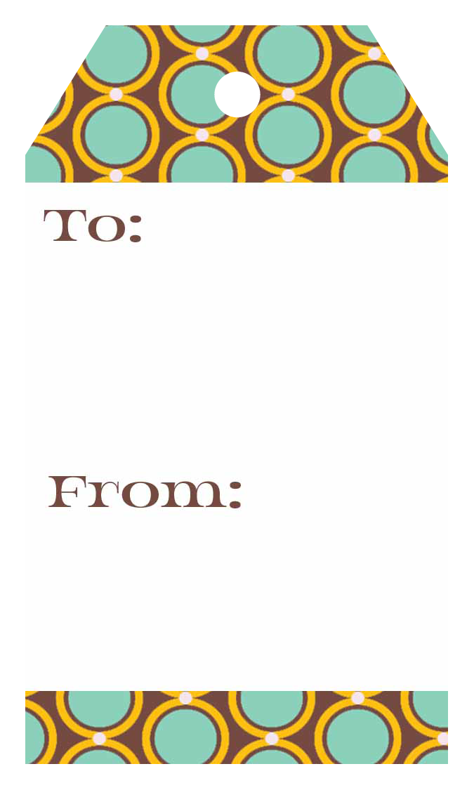Mod Egg Easter Gift Tag - ModLoungePaperCompany