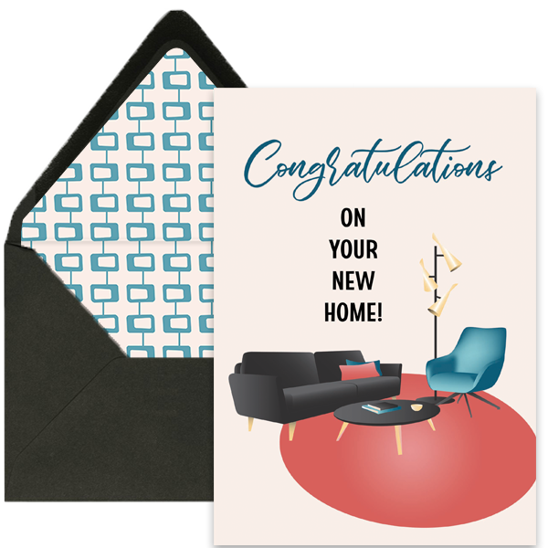 Mod Furniture Congratulations Card - ModLoungePaperCompany